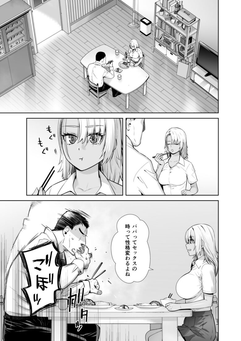 ギャル娘が父親との愛情ックス3 d_464598 紅茶屋 女子高生ギャル娘が父親と中出し近親相姦